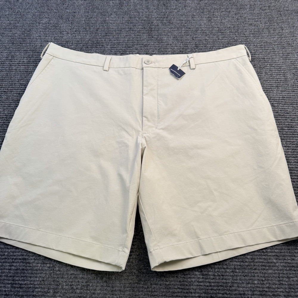 Vineyard Vines OTG 10" Shorts Mens 44B Beige On The Go Performance Stretch NWT